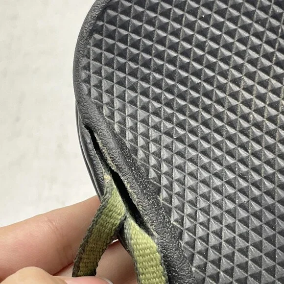 Chaco Black & Green Non-Marking Slip-On Adjustable Sandals Women’s Size 7 - Picture 11 of 11